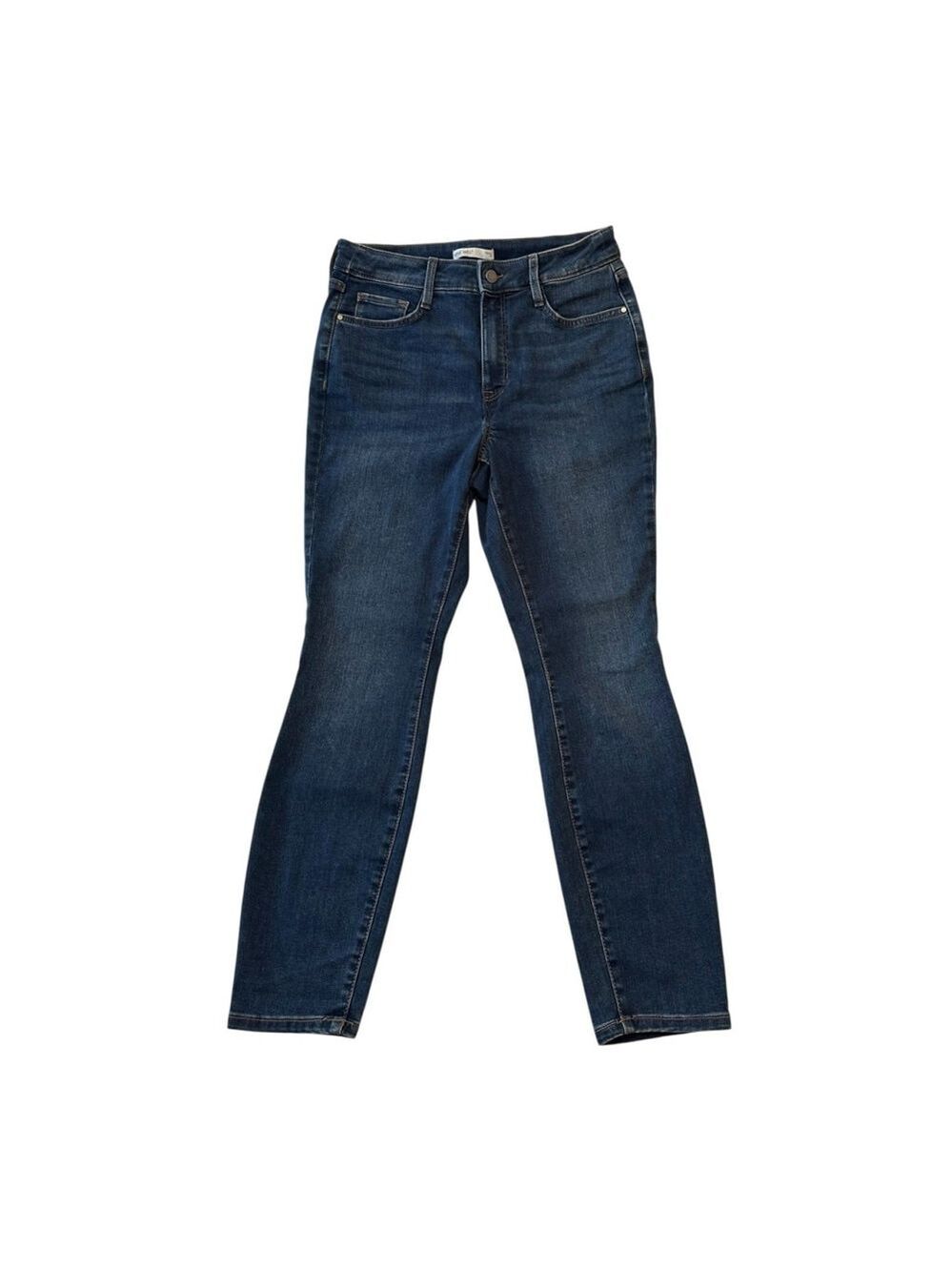 Nine West Skinny Jeans Womens 10 BLUE Denim High-Rise Jeans 27.5” Inch Inseam